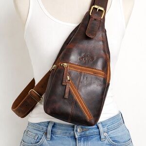 Vera Pelle Genuine Leather Crossbody